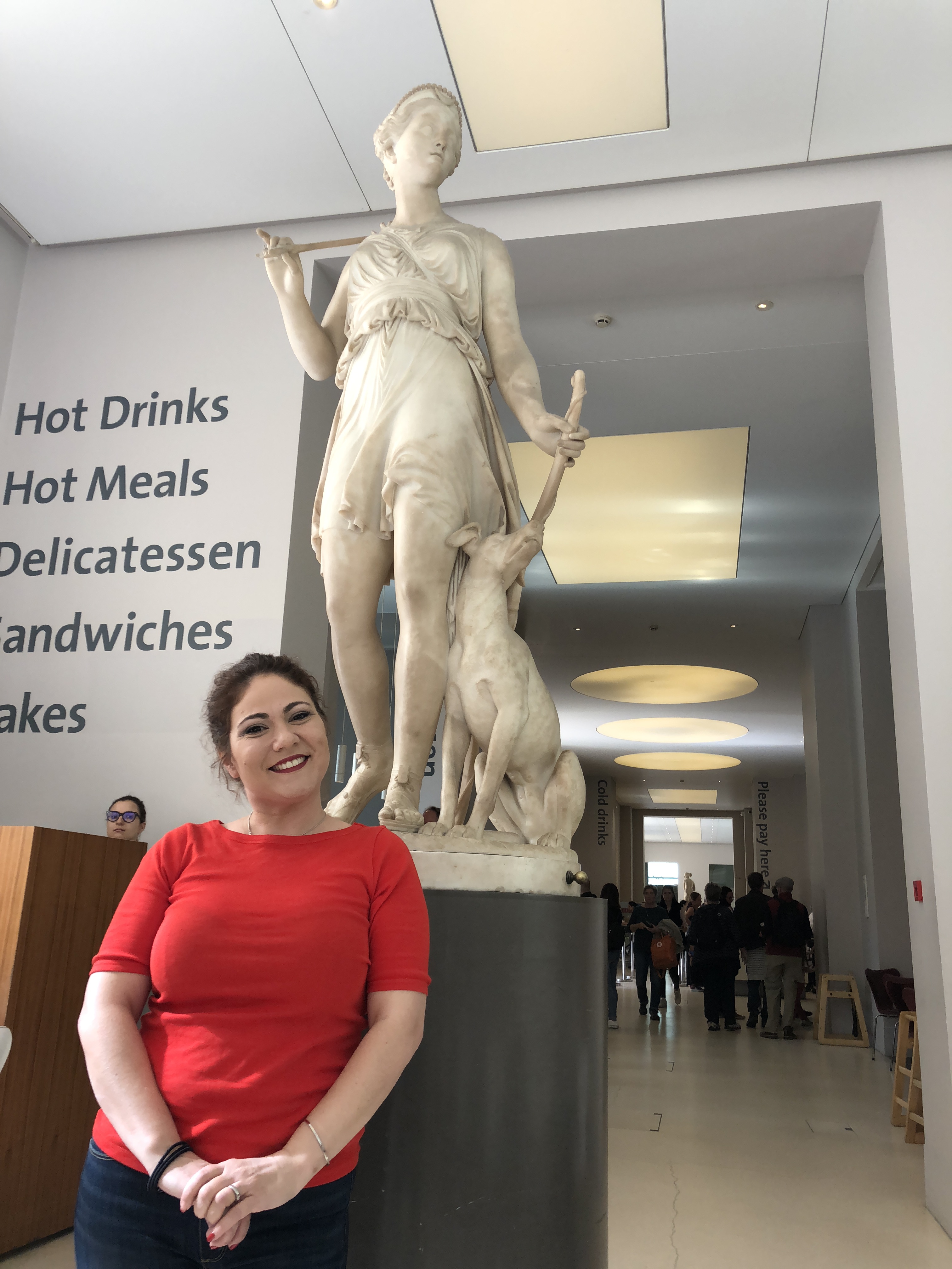 Me and my namesake Goddess Dianna at the V&A? Maybe...